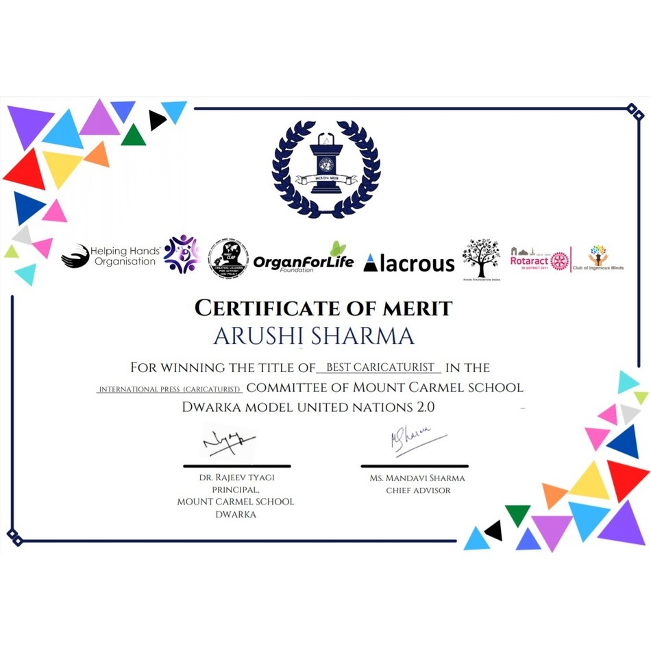 Certificate Of Merit